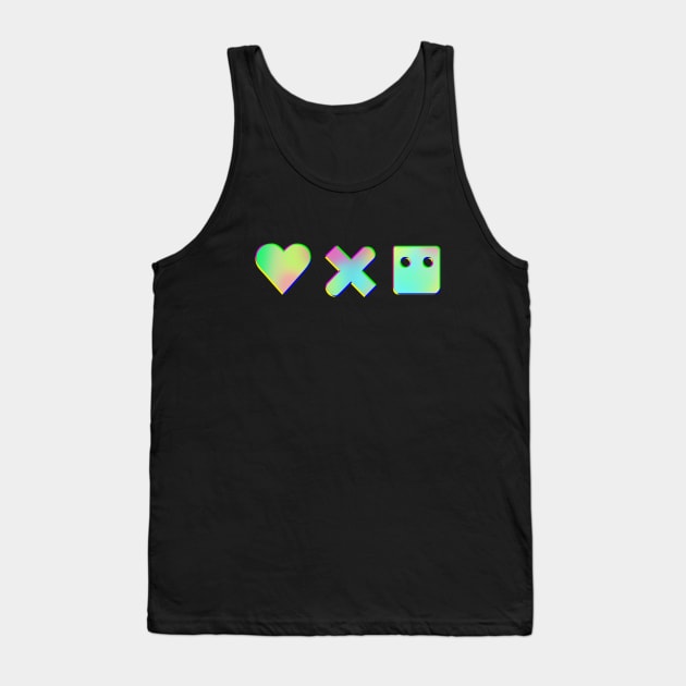 Love Death Robots Inspired Horizontal [hologram style] Tank Top by teresacold